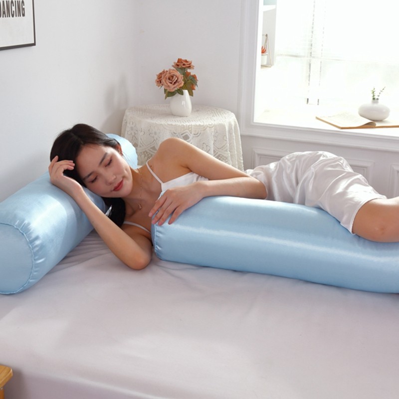 夏季冰丝抱枕可拆洗儿童女生长条枕纯色床上侧睡觉夹腿孕妇圆柱枕,居家布艺,靠垫/抱枕,淘宝优惠券,粉丝福利购,淘宝优惠卷