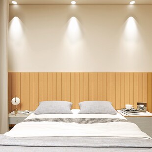 床头背景墙面装饰护墙板床靠墙挡板儿童防撞软包床边墙围贴纸遮丑