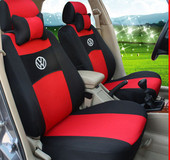 大众汽车座套座椅套全包宝来Polo途观速腾朗逸新老捷达四季 通用布