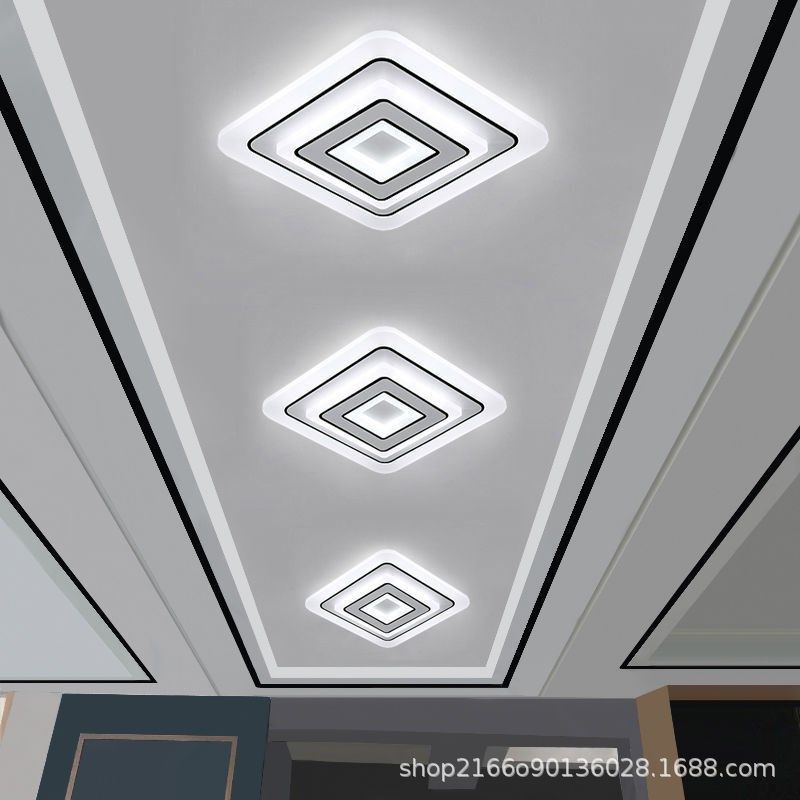 简约过道灯走廊灯LED天花吸顶灯入户玄关门厅阳台圆形灯筒灯明装,家装灯饰光源,厨卫/阳台/玄关/过道吸顶灯,淘宝优惠券,粉丝福利购,淘宝优惠卷