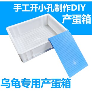 乌龟晒台沙盘带爬梯板产蛋箱沙池箱产蛋池冬眠盒产蛋网格家用爬台