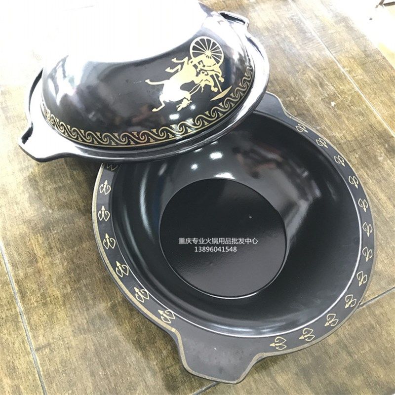 重庆火锅锅商用 不沾火锅碳炉火锅 盆陶瓷鸳鸯九宫格电磁炉土火锅,厨房/烹饪用具,火锅,淘宝优惠券,粉丝福利购,淘宝优惠卷