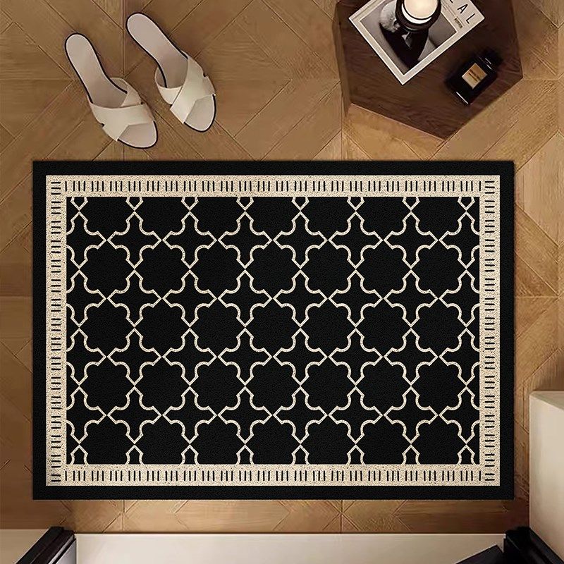 复古丝圈地垫入户门垫家用进门玄关大门口脚垫防滑除尘垫子可裁剪,居家布艺,入户地垫,淘宝优惠券,粉丝福利购,淘宝优惠卷