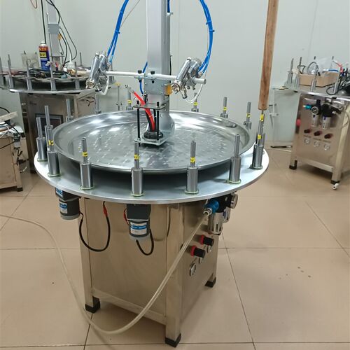 全自动点胶机打标机喷码机气动旋转式自动滴胶机圆盘转台4转8两用