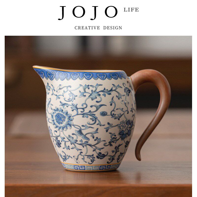 JOJOS L. PD.紫泉涧. 泡茶壶高档茶杯冲茶盖碗陶瓷公道杯 序错