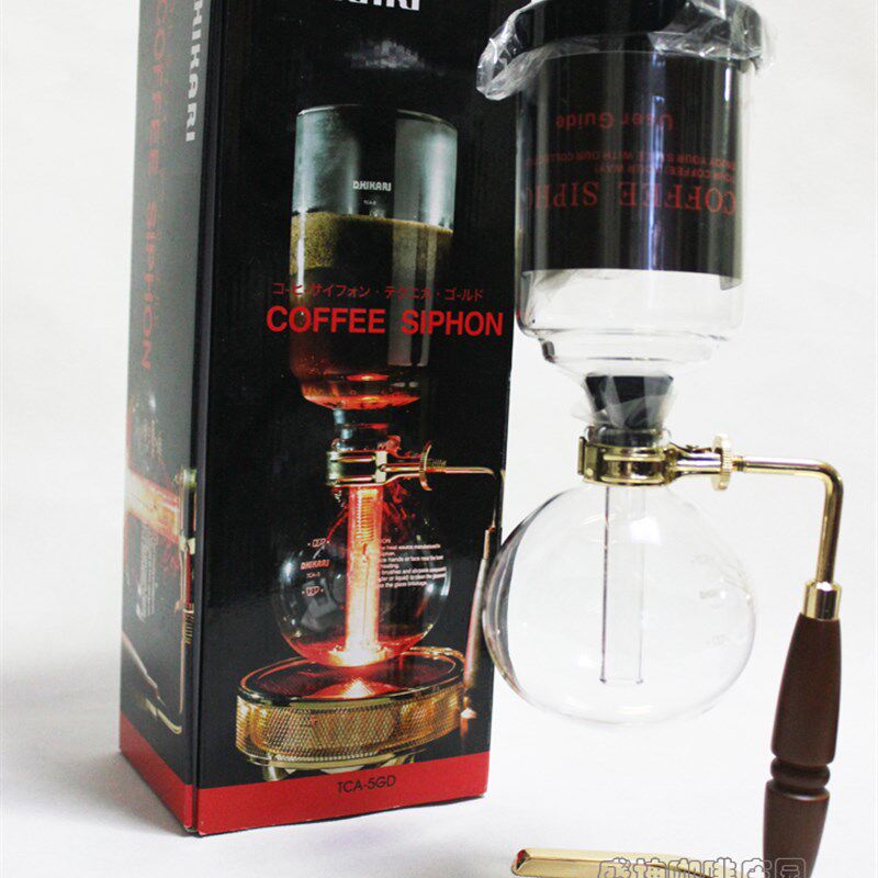 虹吸壶虹吸式手冲煮咖啡壶镀金手动玻璃咖啡机滤壶家用2人3人5人