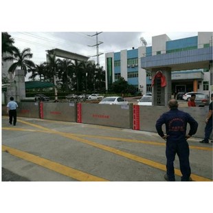 防汛挡水板铝合金不锈钢防洪挡水板门挡车库防水墙防洪闸防汛挡板