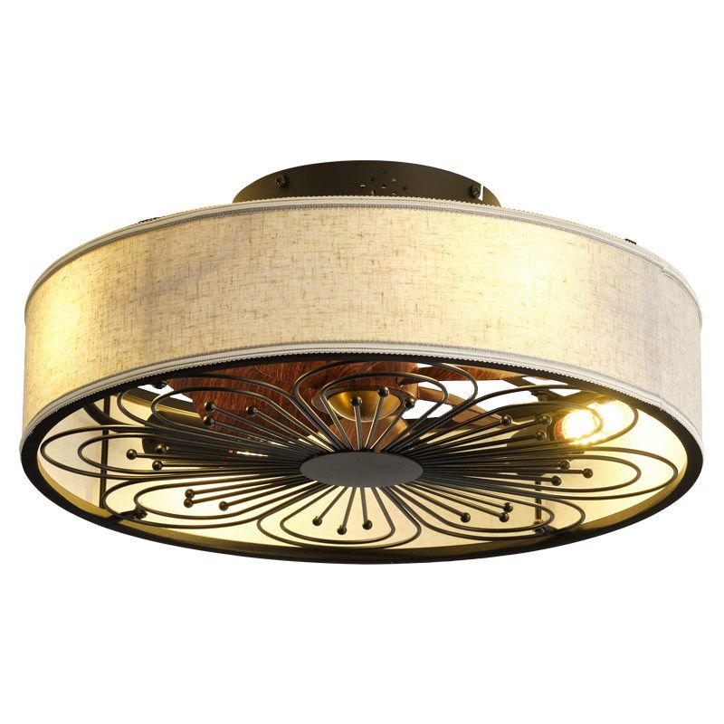 法式风扇灯奶油卧室书房吸顶灯电扇灯主卧吊扇灯变频出口吸顶灯,家装灯饰光源,风扇灯,淘宝优惠券,粉丝福利购,淘宝优惠卷