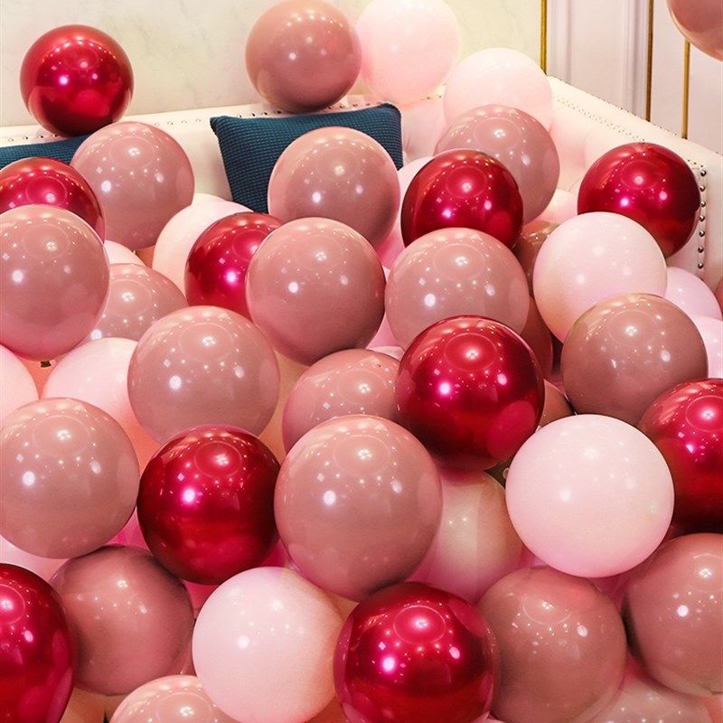 结婚气球婚房布置用品网红粉色汽球加厚防爆订婚生日浪漫装饰新房,节庆用品/礼品,气球,淘宝优惠券,粉丝福利购,淘宝优惠卷