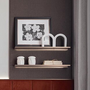 墙上隔断隔板书架书柜装饰柜子陈设品摆件样板间软装新房家居饰品