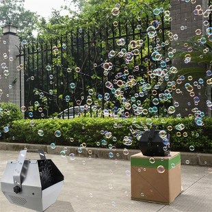 遥控泡泡机舞台专用 婚礼电动小型婚庆吹充电浓缩泡泡油补充液