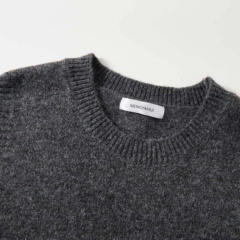 2023新款宽松针织马甲女外穿百搭学院风秋圆领冬马海毛衣背心叠穿