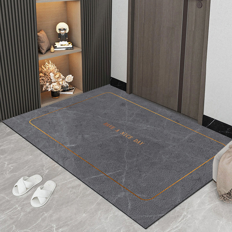 灰色轻奢风入户门地垫脚垫门垫进门地毯pvc可擦免洗裁剪门口垫子,居家布艺,入户地垫,淘宝优惠券,粉丝福利购,淘宝优惠卷