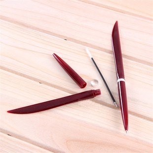 圆珠笔创意刀型快递笔0.7mm刀笔快递员专用大刀开箱物流用原子笔