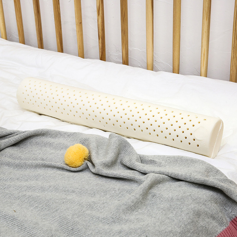 品蔻泰国天然乳胶圆柱枕头 护颈椎枕头圆形橡胶糖果睡觉小圆枕头,床上用品,乳胶枕,淘宝优惠券,粉丝福利购,淘宝优惠卷