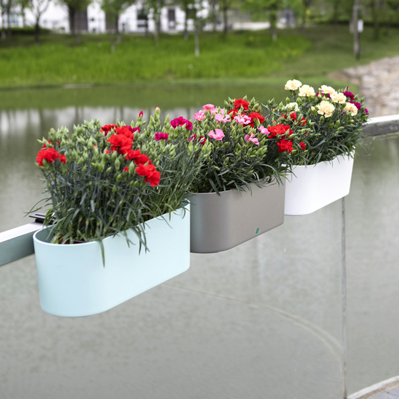阳台栏杆挂式花盆悬挂式护栏挂架挂钩花箱挂篮壁挂式挂墙自动吸水,鲜花速递/花卉仿真/绿植园艺,花盆,淘宝优惠券,粉丝福利购,淘宝优惠卷