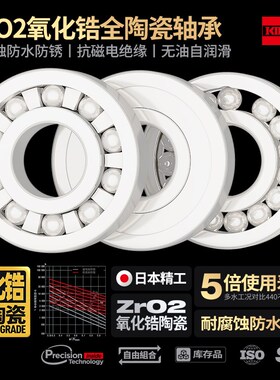 KIF进口16000氧化锆16001全陶瓷轴承16002薄壁16003 16004CE16005