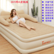 靠背家用双人充气床垫单人便携床加厚加高内置泵折叠床双层空气床