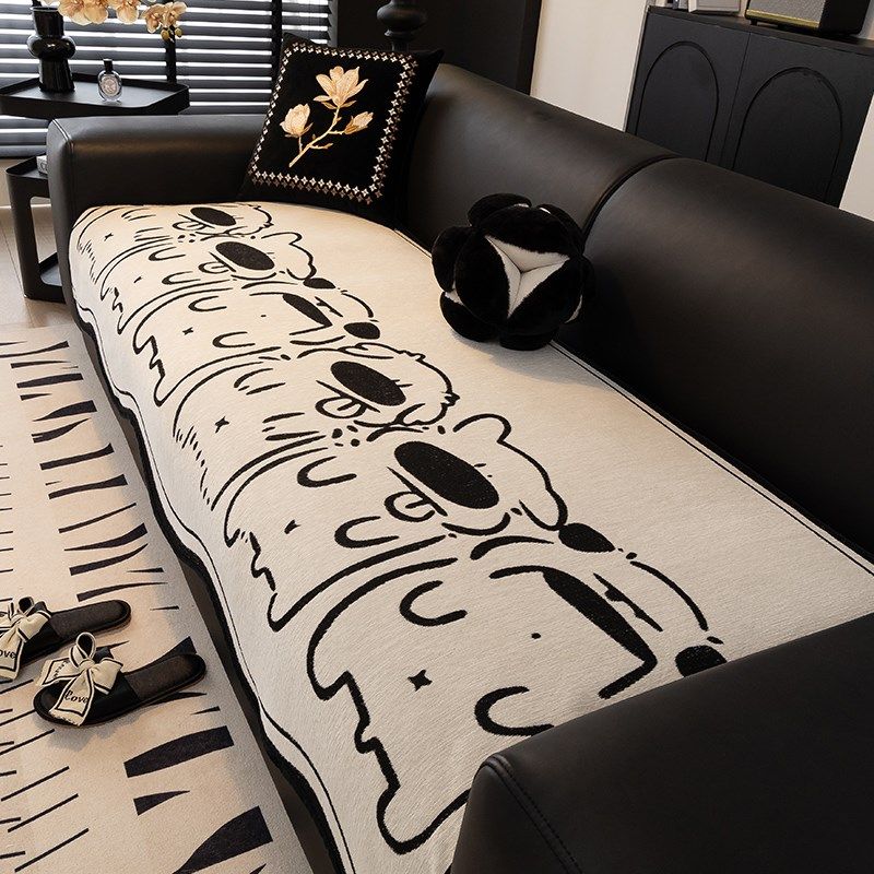 2024新款不规则异形雪尼尔沙发垫四季通用高级沙发套罩防滑盖布,居家布艺,沙发垫,淘宝优惠券,粉丝福利购,淘宝优惠卷