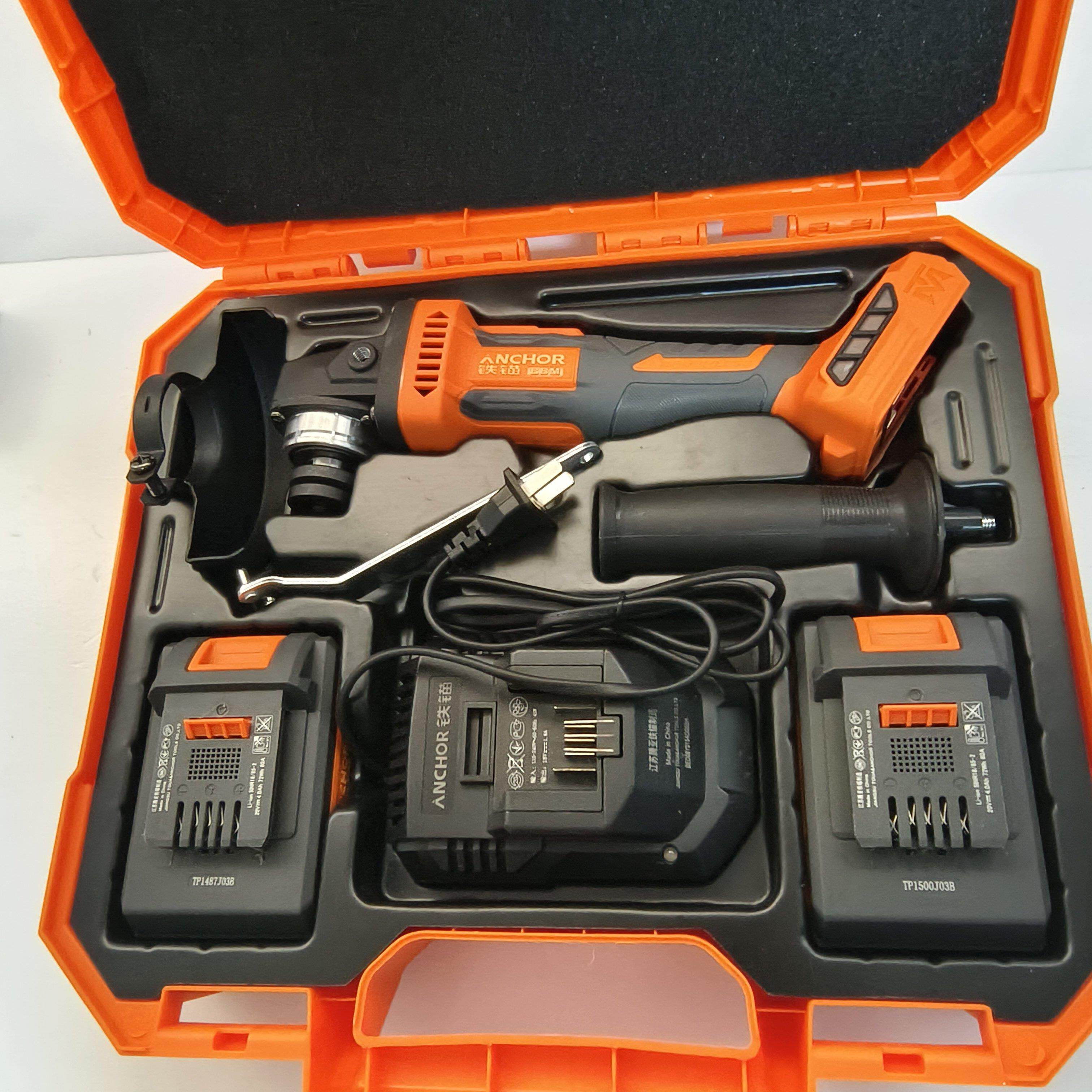 铁锚20V无刷角磨机锂电手持电动磨光机小型家用正品DCA20100新品