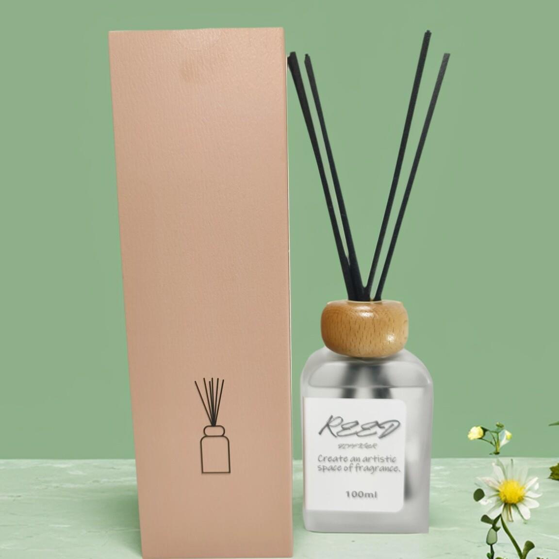 藤条香薰无火香薰蓝色帕尼亚洗手间办公室客厅摆件足浴除味增香