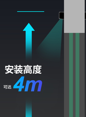 M531迷你款微波感应器灵敏度可调LED灯光提示识别快速稳定