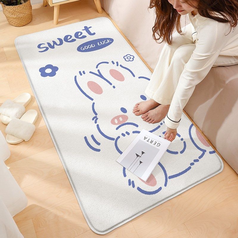 大江地垫加厚羊羔绒卧室床边毯长条主卧客厅毛绒地毯儿童房飘窗垫,居家布艺,床边毯,淘宝优惠券,粉丝福利购,淘宝优惠卷