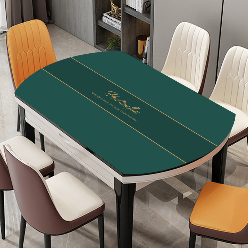 椭圆形餐桌布皮革桌垫防水防油免洗防烫圆形桌垫皮质硅胶茶几桌垫,居家布艺,桌布,淘宝优惠券,粉丝福利购,淘宝优惠卷