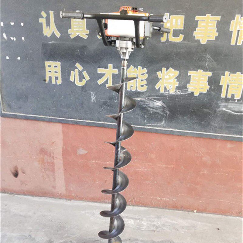 清桩芯掏土机带支架管桩掏泥手动螺旋钻挖孔桩工具