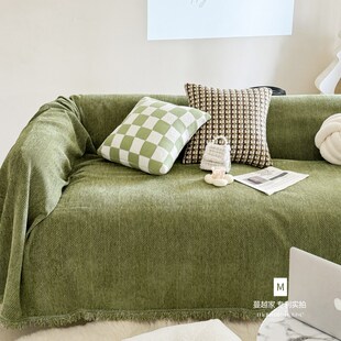 蔓越家 班纳 一片式防猫抓雪尼尔沙发巾沙发套罩子沙发垫全包全铺