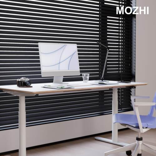 MOZHI实木电动升降桌双电机居家办公简约电脑桌儿童学习桌定制
