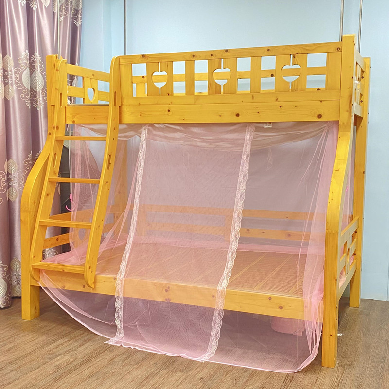 子母床蚊帐家用双层床1.5米下铺用梯形上下床1.2m高低儿童床1.35,床上用品,蚊帐,淘宝优惠券,粉丝福利购,淘宝优惠卷