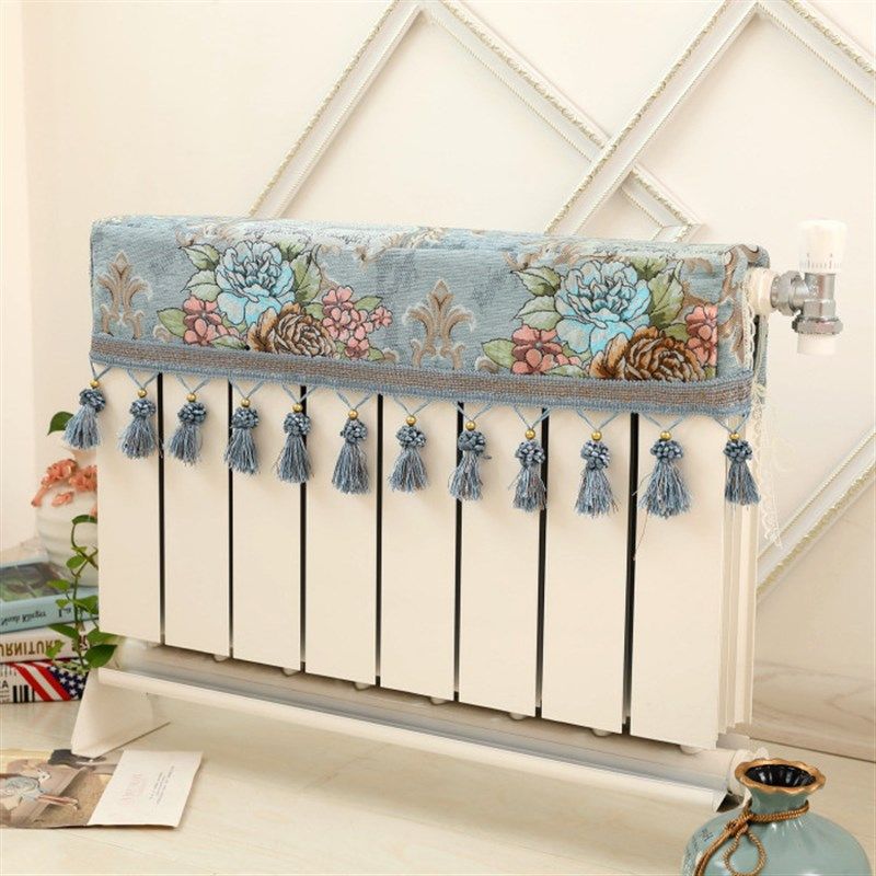 2018暖气罩布艺吊穗欧式暖气防尘盖巾防尘罩防熏黑墙家用暖气片罩,居家布艺,万能盖巾,淘宝优惠券,粉丝福利购,淘宝优惠卷