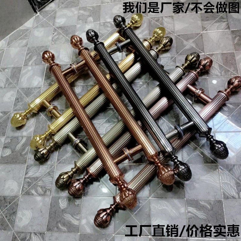KTV包厢门拉手 欧式不锈钢 防火门酒店足浴木门 铝合金玻璃门把手
