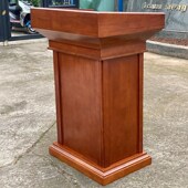 实木演讲发言主持会议领导报告台餐厅酒店迎宾引导导购培训泊工厂