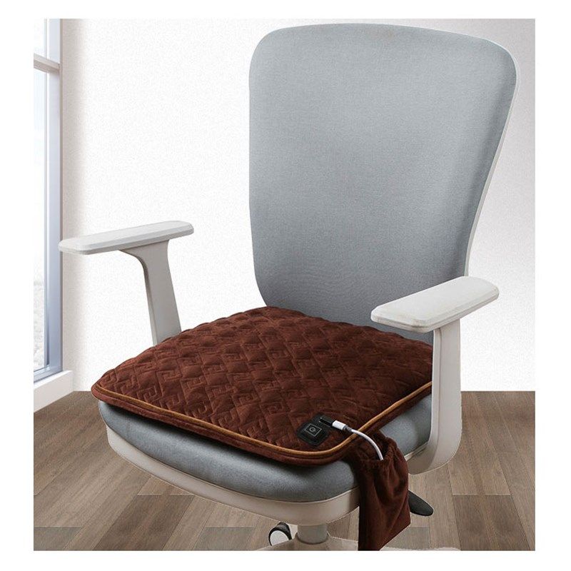 电加热坐垫办公室椅子单垫家用餐椅凳子发热座垫久坐屁股垫毛绒冬,居家布艺,椅垫,淘宝优惠券,粉丝福利购,淘宝优惠卷
