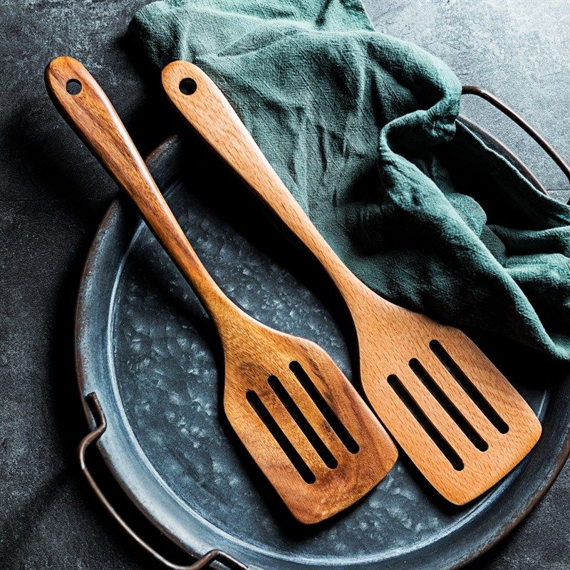 不粘锅专用长柄木头木铲家用炒菜铲子锅铲木质实木老式不伤锅加长