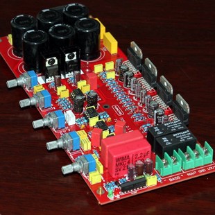 YJ00236-TDA7294 2.1声道豪华(升级)功放板(带喇叭保护)