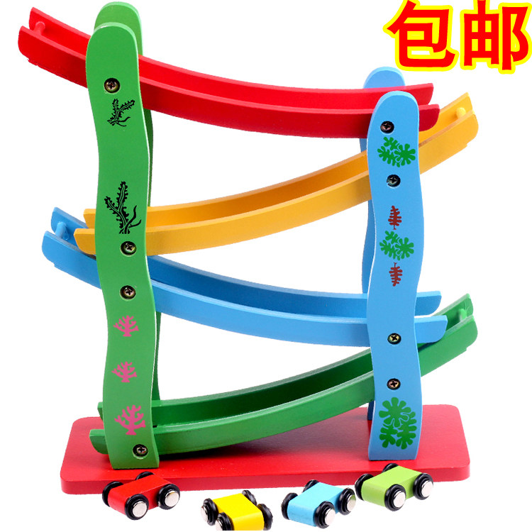 0-3岁宝宝木质滑翔车玩具 早教中心幼儿园蒙教教具 视觉追踪课程