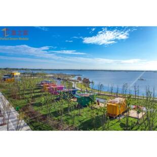 江苏大纵湖酒店客房规划营地集装 箱主题乐园快捷预制星空房