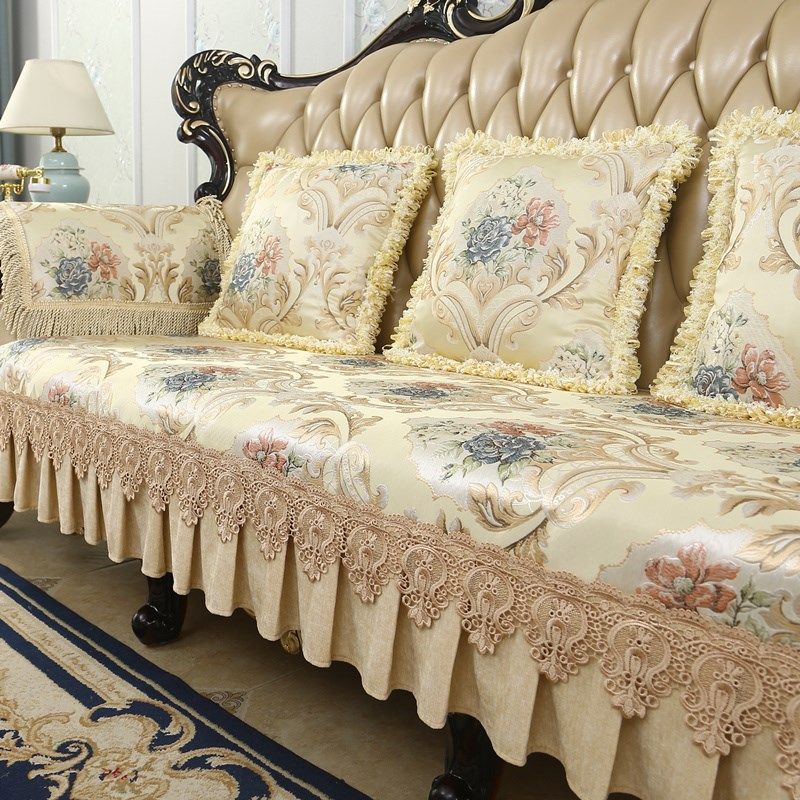 欧式沙发垫高档奢华防滑坐垫新款靠背巾座垫盖布沙发套罩四季通用,居家布艺,沙发垫,淘宝优惠券,粉丝福利购,淘宝优惠卷