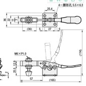 工装 水平式 3快速夹钳 替代MISUMI米思米肘夹MC01L 夹具 快速夹具