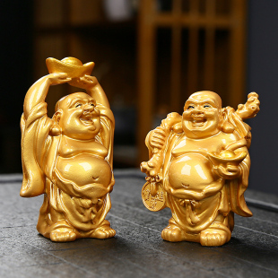招财弥勒茶宠可养变色创意手工茶玩茶桌茶盘装饰精品摆件茶具配件