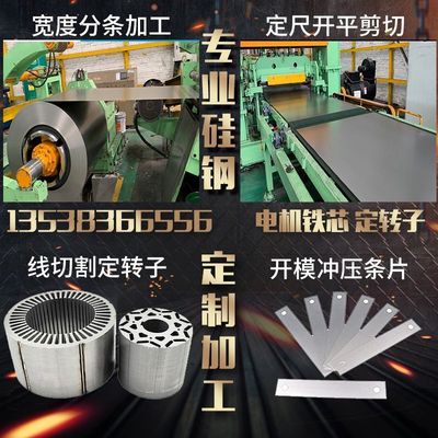 正宗宝钢0.2 0.23 0.3 0.35 0.5 0.65mm硅钢片加工矽钢片定制异形