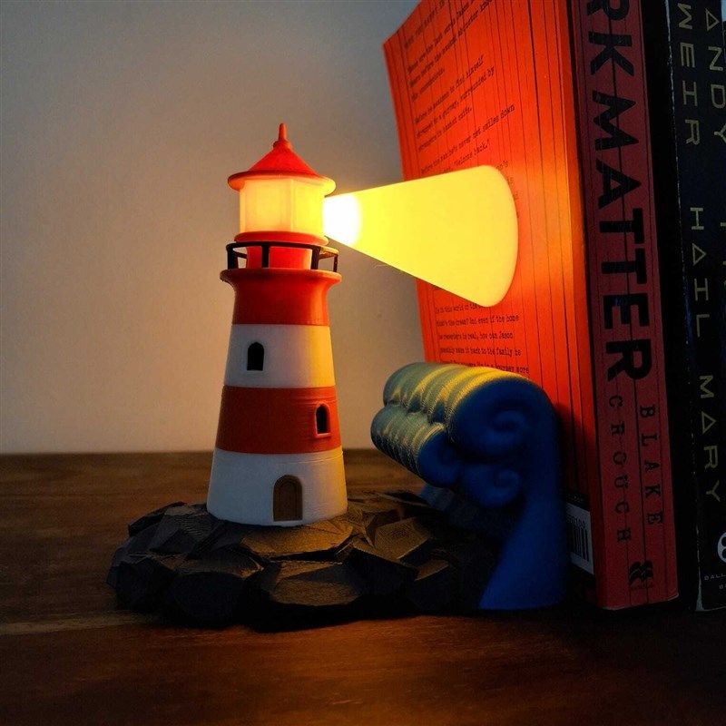 灯塔创意书架书挡书立书靠桌上固定书本学生生用,家居饰品,3D模型摆件,淘宝优惠券,粉丝福利购,淘宝优惠卷