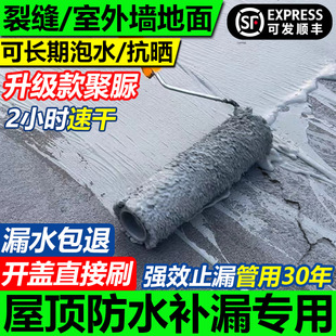 屋顶防水涂料补漏材料房顶楼顶聚氨酯沥青防漏喷剂外墙堵漏王胶水