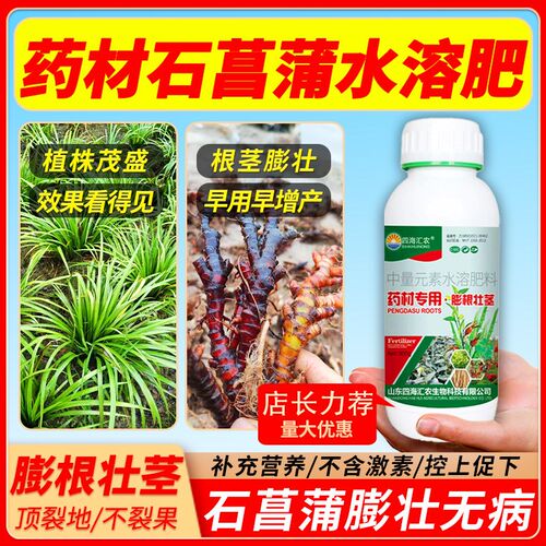 石菖蒲肥料膨大素叶面肥水溶肥中量元素膨大块茎增产增量石菖蒲