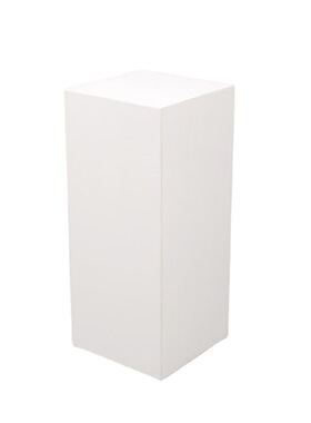 白色大理石展示台柱艺术品雕塑底座展厅工艺品摆件展台展示架定制