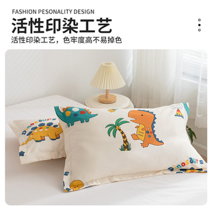 纯棉儿童枕头带枕套小学生专用3-6岁单人30x50全棉枕芯卡通40x60