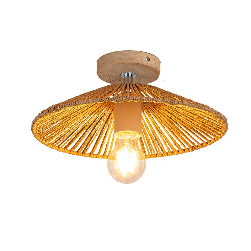 日式吸顶灯原木餐厅吧台灯藤艺复古个性麻绳楼梯间民宿过道阳台灯,家装灯饰光源,厨卫/阳台/玄关/过道吸顶灯,淘宝优惠券,粉丝福利购,淘宝优惠卷